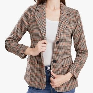 Nwot ebossy Womens Vintage Nothced Lapel Single Breasted Boyfriend Blazer Suits